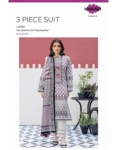 Khaadi Lawn 3 Pieces