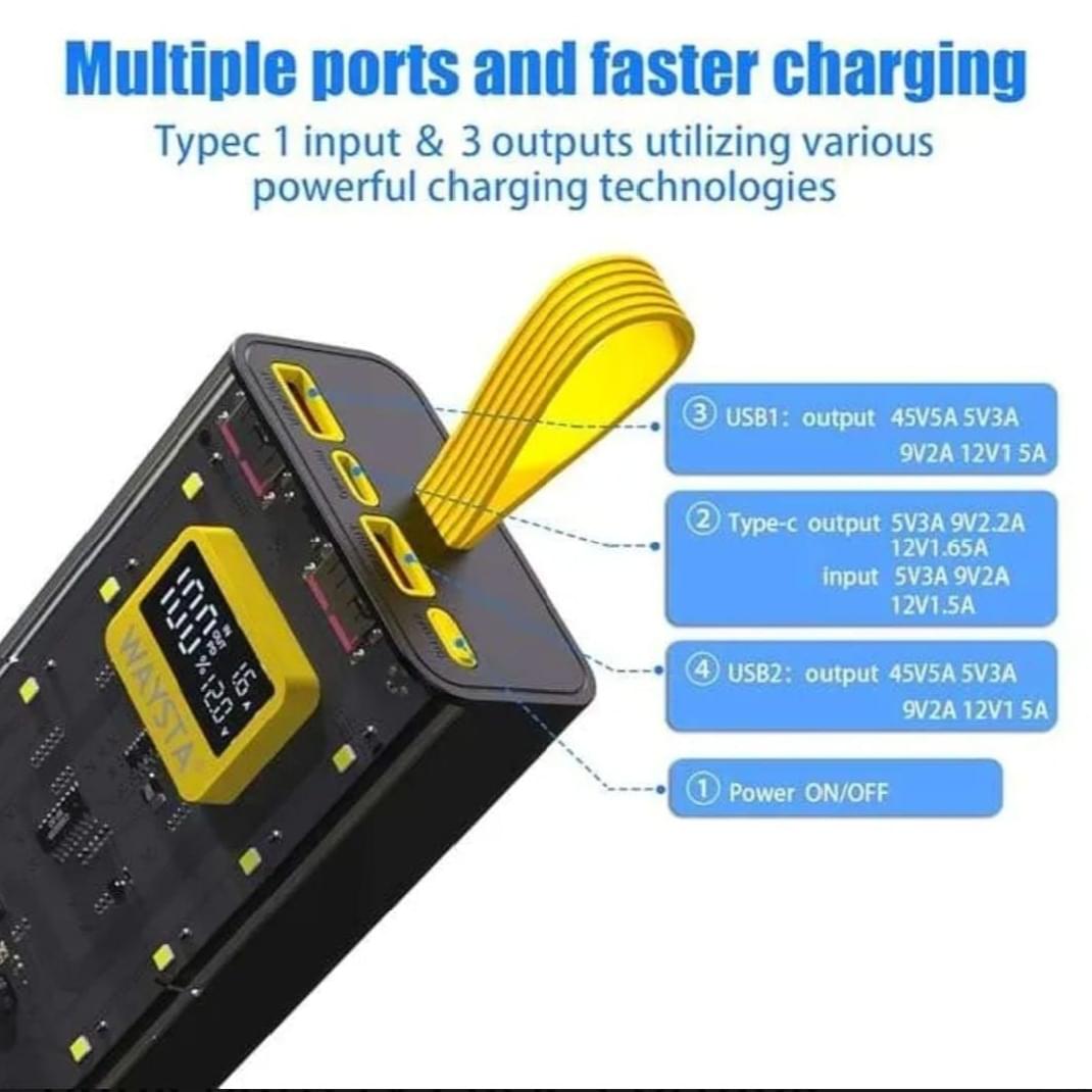 Bolt Power Bank B102 | 10000mAh High-Capacity Portable Charger for Travel & Daily Use - Image 4