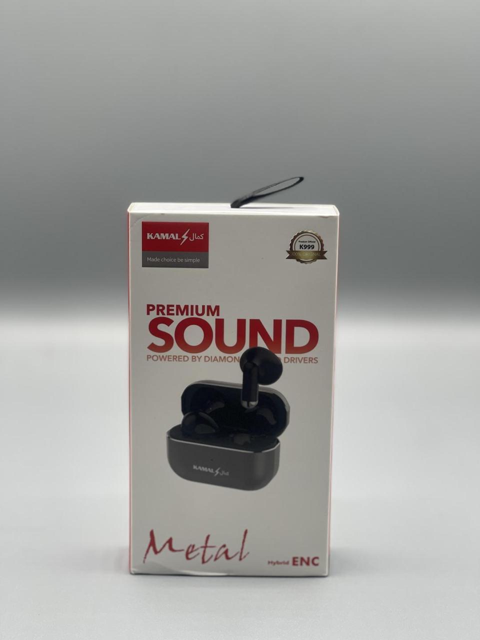 Kamal Premium Metallic Earbuds with Active Noise Cancellation | Crystal Clear Sound